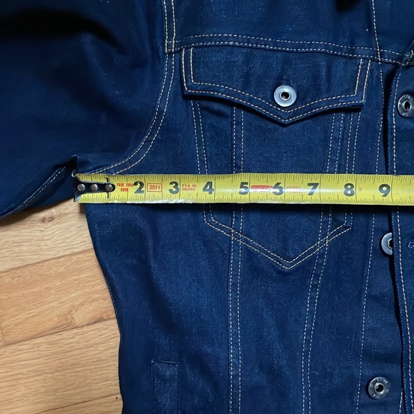 Men’s G-Star Raw denim button down slim denim jacket - Picture 10 of 11